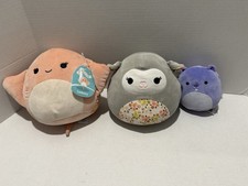 Squishmallow Kellytoy Plush Bundle Lot of 3 Plush Toys