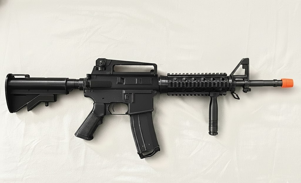 M4A1 BLACK RIFFLE MODEL GUN FIGURE 29.3 inches 1:1 Size REMOVABLE