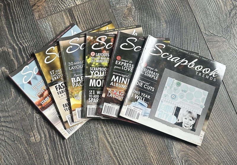 Scrapbook Trends Magazine Lot, 6 Issues, 2010-2012, Vol 12 & 14, Scrapbooking