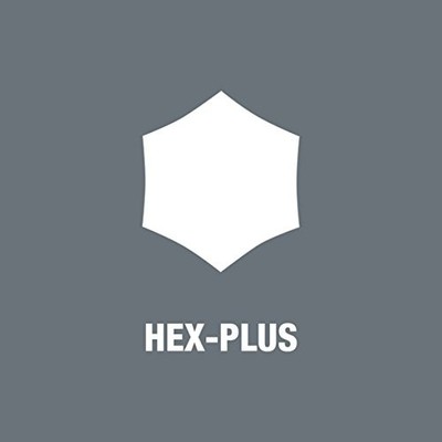 Wera 354 Hex-Plus Schraubendreher 6.0x80mm Sechskant 05023125001