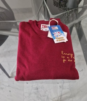 MC2 Saint Barth Pullover Rundhals Rot Größe Small Falcao
