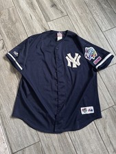 Vintage 1998 World Series New York Yankees Majestic Diamond Collection Jersey XL