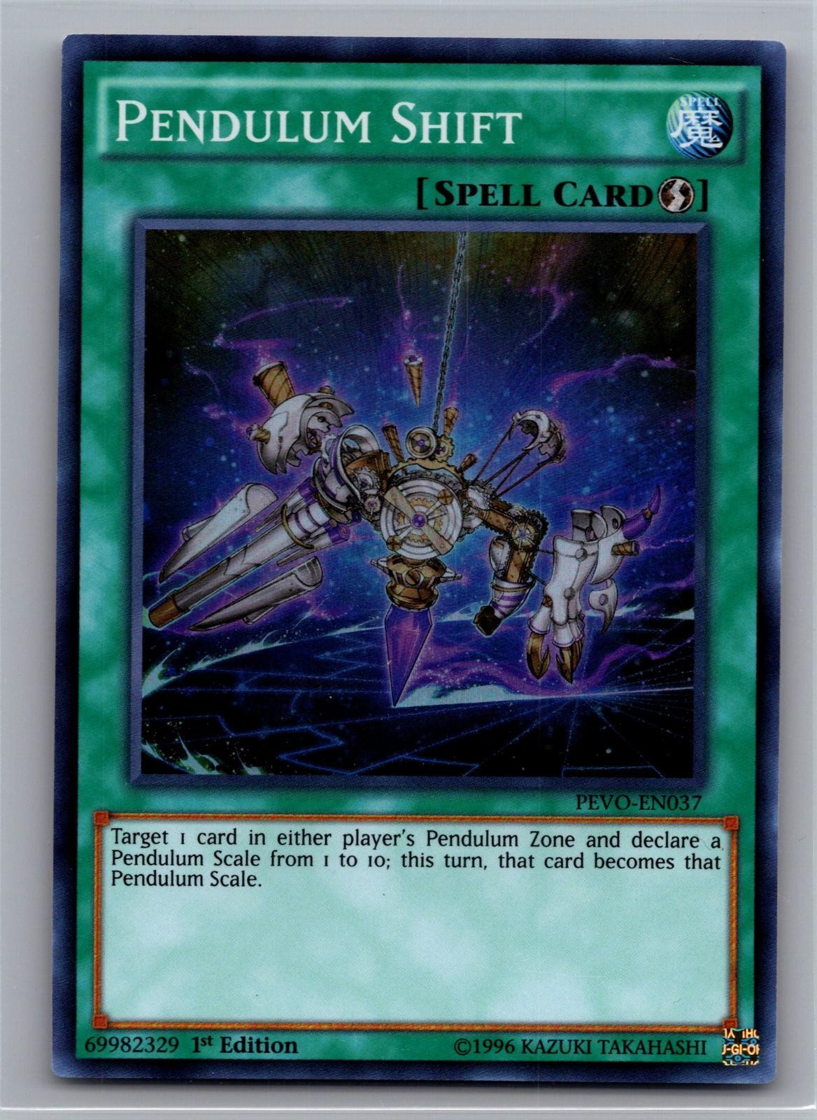 Pendulum Shift PEVO-EN037 SR 1st Edition NM