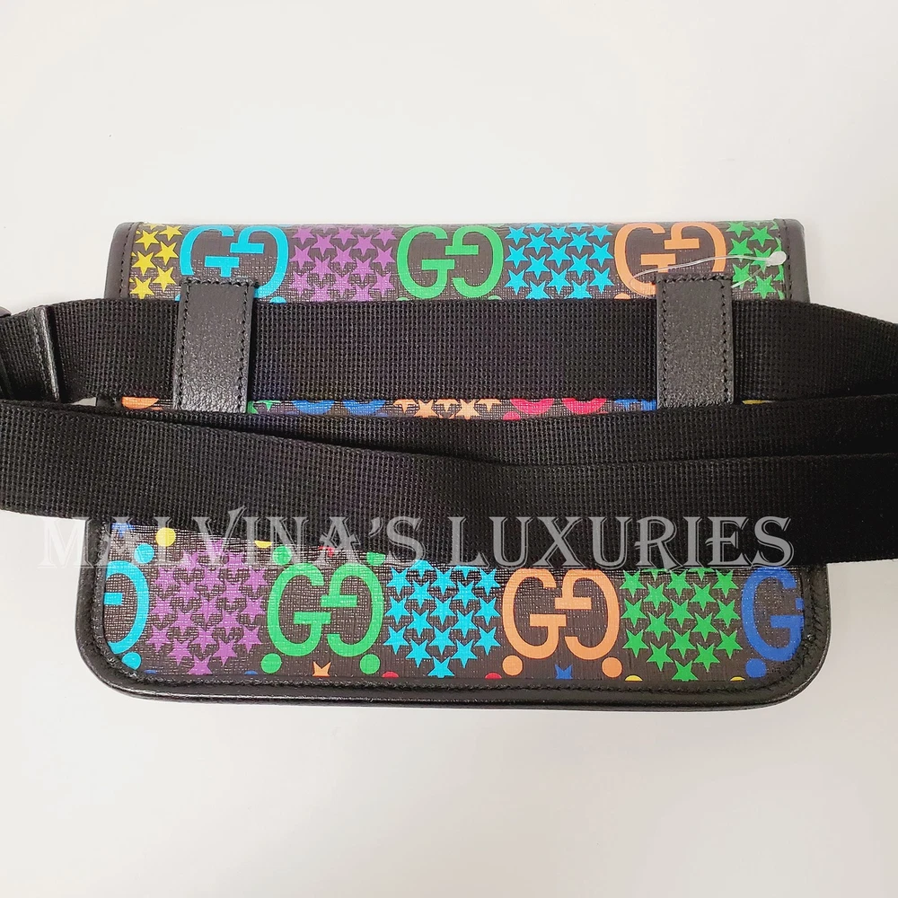 GUCCI GG SUPREME CANVAS BELT BAG PSYCHEDELIC MONOGRAM