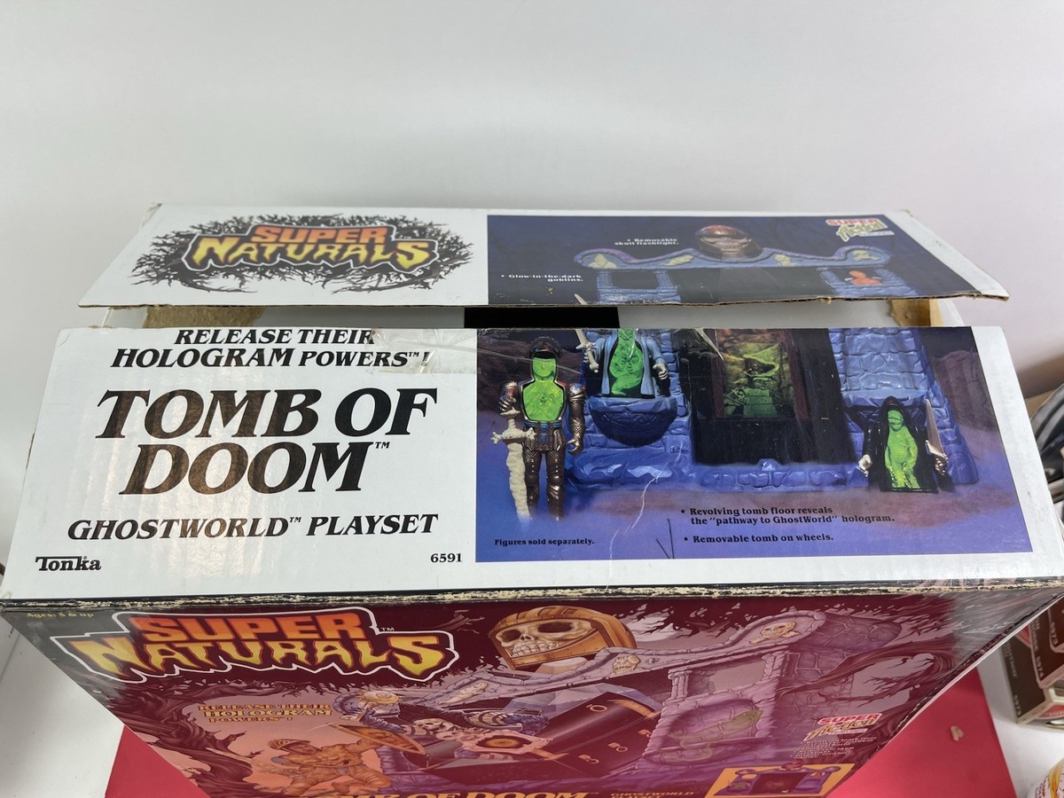 1987 Tonka Super Naturals Tomb of Doom SuperNaturals Mint W/ Box 