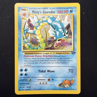 Misty's Gyarados 13/132 Gym Challenge Holo