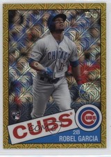 2020 Topps Silver Pack 1985 Chrome Baseball Gold Refractor /50 Robel Garcia d4v