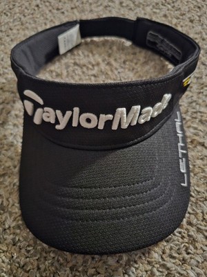 TaylorMade Golf Lethal RBZ Sun Golf Visor Strapback Hat Black