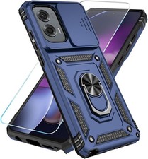 Phone Case for Motorola Moto G Stylus 5G 2024 with HD Screen Protector & Kicksta