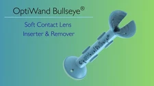 OptiWand Bullseye soft contact lens insertion removal tool - Large End to remove