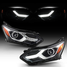 - for [Halogen Model] 2018 2019 2020 Chevy Equinox LED DRL Headlights Headlamps