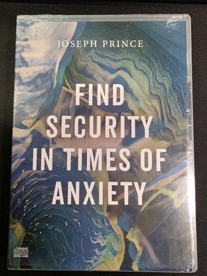 Find Security In Times of Anxiety CD by Joseph Prince NEW/SEALED