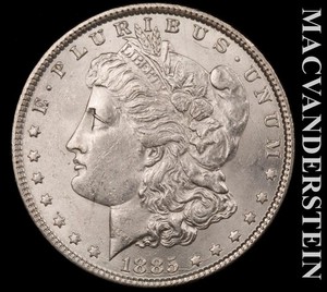 1885 Silver Morgan Dollar - Choice Gem Brilliant Unc+++  Lustrous  #L7932