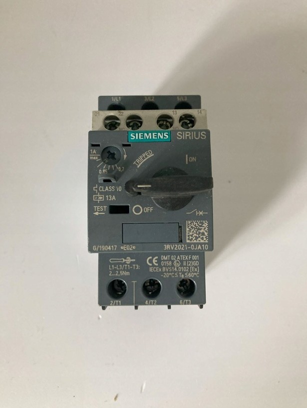 Siemens 3RV2021-0JA10 Motor Circuit Breaker