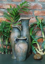 In/Outdoor Fountain Pouring Jugs Tiered Fount...