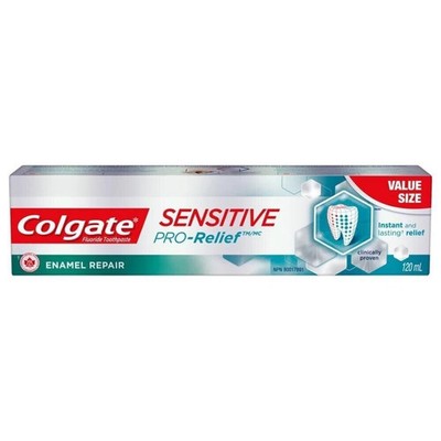 6 PACK  Sensitive Pro-Relief Enamel Repair Toothpaste 120ml Each  NO TARIFFE
