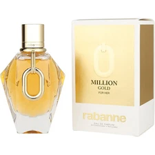 Million Gold For Her By Paco Rabanne EDP  Spray 90ml / 3 fl.oz NEW IN SEALED BOX