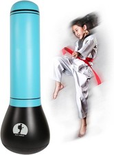 Inflatable Punching Bag Kids Boxing Set Practicing Karate Taekwondo MMA 
