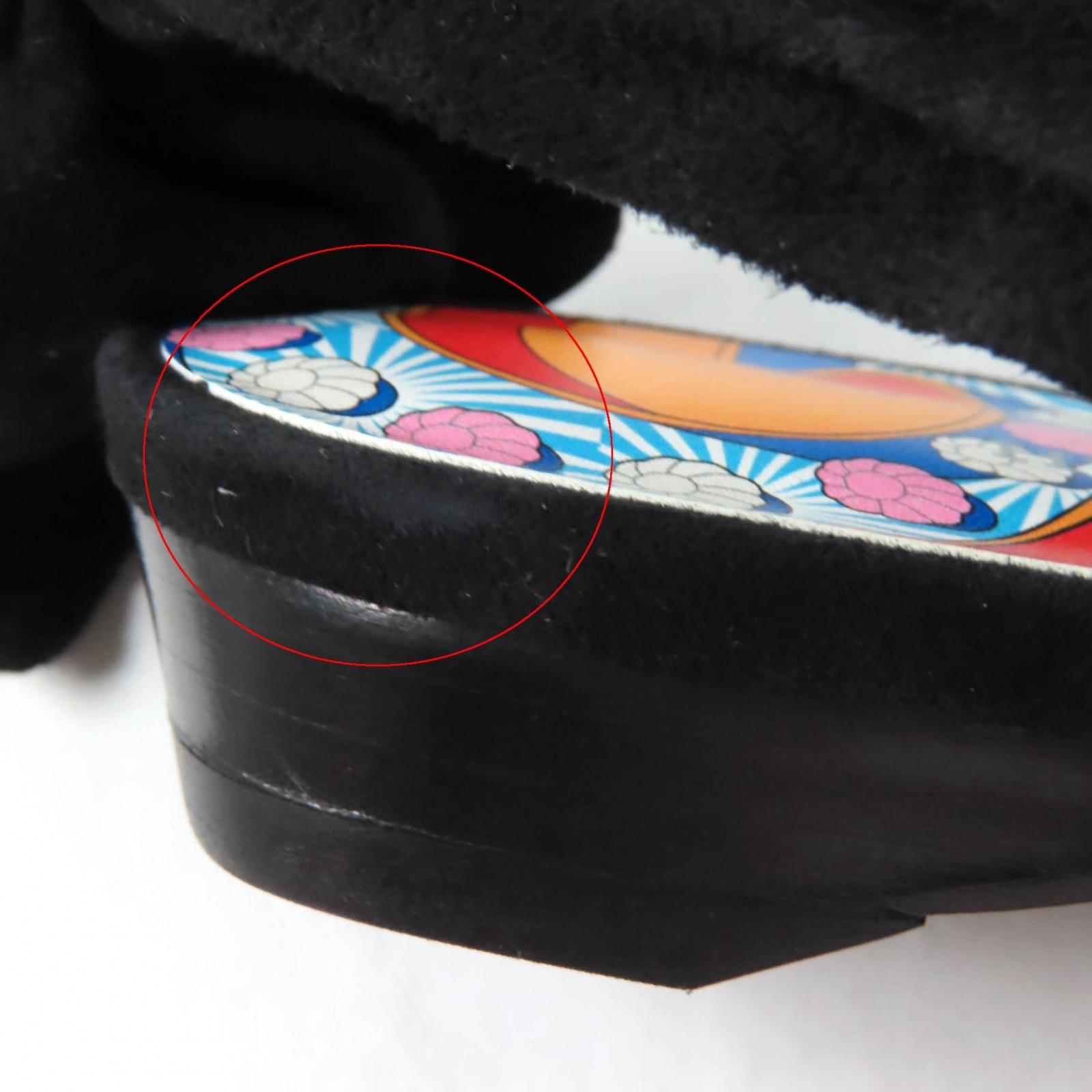 Great HERMES pumps Eva suede leather bow ballet flats black Suede leather Wo... thumbnail 13