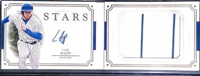2017 National Treasures Baseball Ian Happ #SS-IH 93/99 Patch Auto
