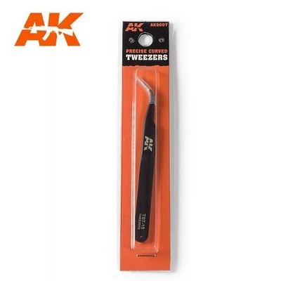 AK Interactive AK9007- Tweezers Precise Curved - Neu