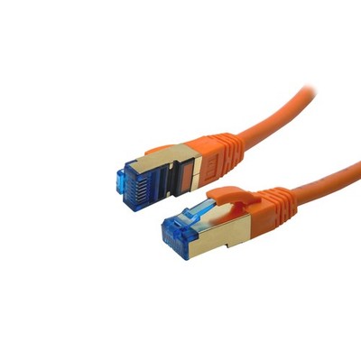 ProfiPatch Patchkabel Cat.7 Rohkabel RJ45 PiMF Netzwerk DSL LAN TV orange 20m