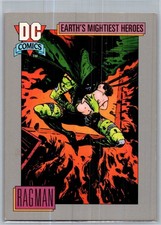1991 DC Comics Trading Card Earth's Mightiest Heroes #72 Rageman