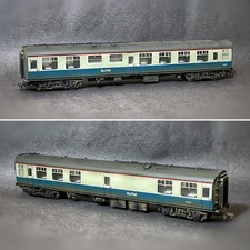 Bachmann BR Blue Grey Mk1 RMB miniature buffet car coach *WEATHERED LOOK* 39-264