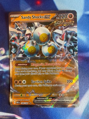 Pokémon Karte Sandy Shocks ex 108/182 Paradox Rift Double Rare