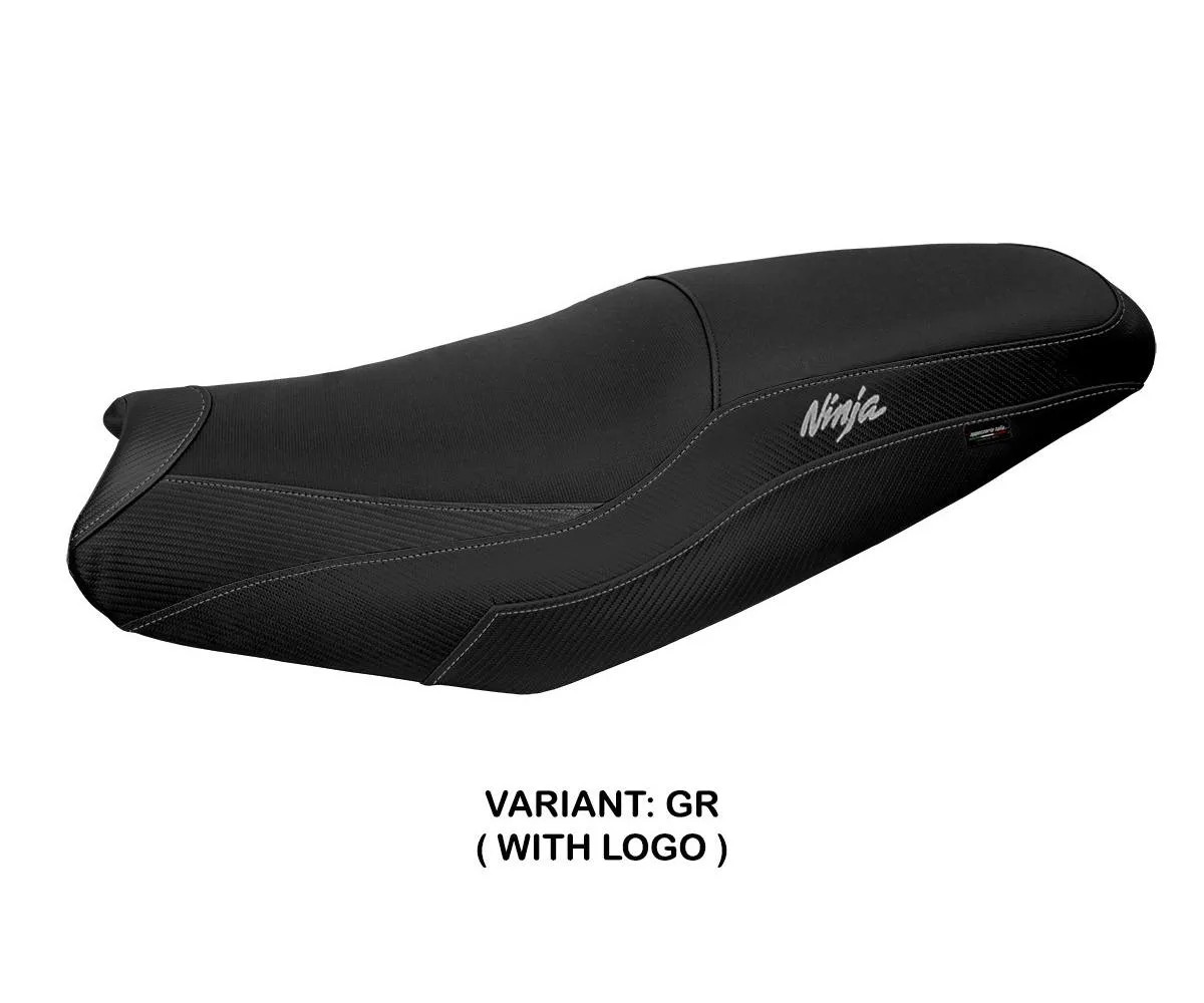 Seat cover Idaho Gray GR + logo Tpz compatible KAWASAKI NINJA ZX 14 R 2012 2026