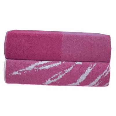 Topical Palm Oversized 2 Pack Beach Towels 39X59 Inch - 2 Pack Pink Paradise