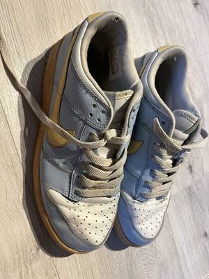 VINTAGE Nike Dunk Low Ice Blue Maize White 2000 Women s Grösse 39 309324 471