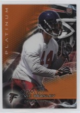 2015 Topps Platinum Rookies Orange Refractor Vic Beasley #139 07rd