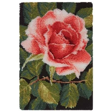 Herrschners® Romantic Rose Latch Hook Kit