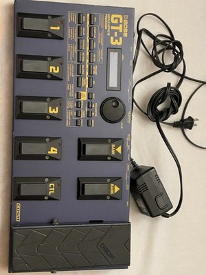 Used- Boss GT-3 Digital Multi-Effects Processor Pedal for Electric Guitar
