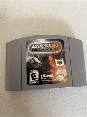 Asteroids Hyper 64 (Nintendo 64, 1999) Tested And Working