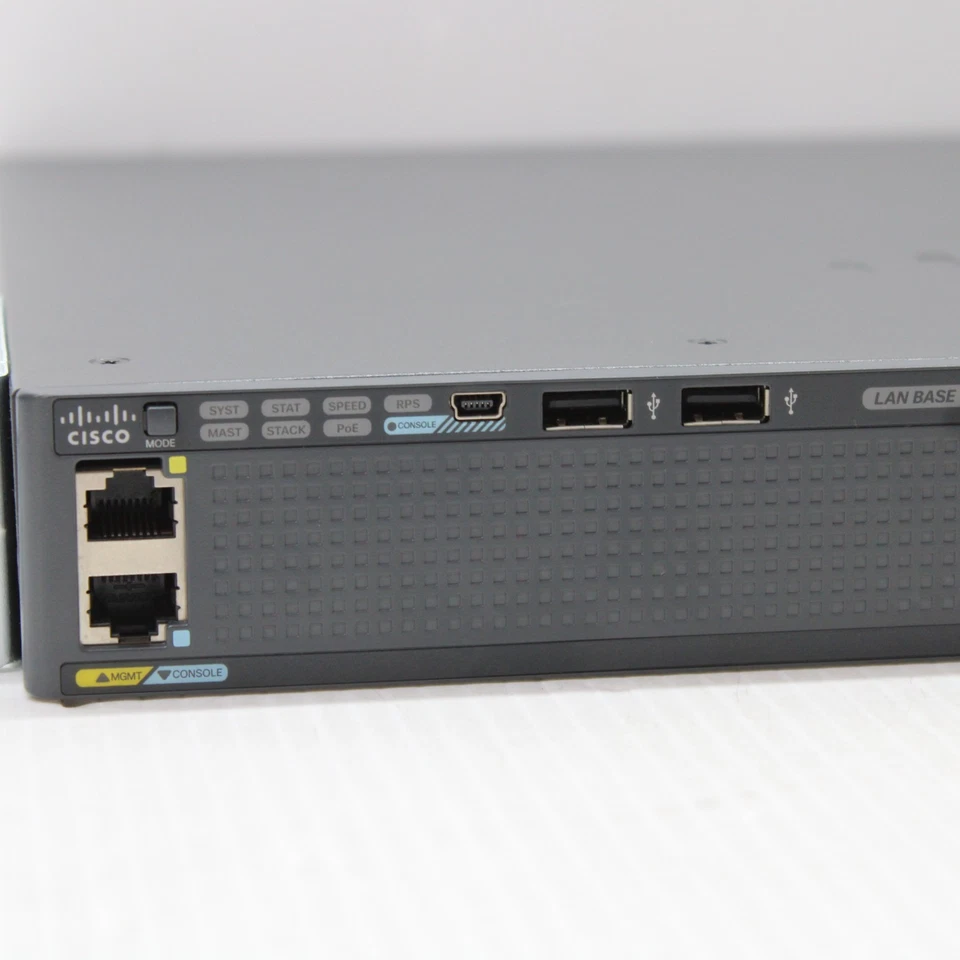 Cisco Catalyst WS C2960X 24PS L 2960x 24PS 24 x Port 1Gbps PoE Switch SFP+ - Image 3 of 4