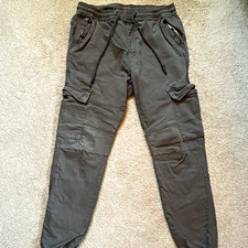 jean pascal Herren Cargo-Jogginghose Grau Gr....