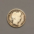 1909 D Barber Dime 10C Cents Coin Silver