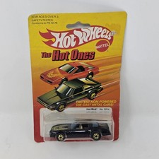 Vintage 1982 Hot Wheels ~ The Hot Ones ~ Black Pontiac Hot Bird Car No. 2014