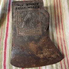 Vintage Kelly Axe & Tool Works Black Raven Axe Rare Rockaway 4.25 Lb True Temper