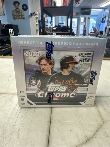 2023 Topps Chrome MLB Baseball Factory Sealed Jumbo Hobby Box