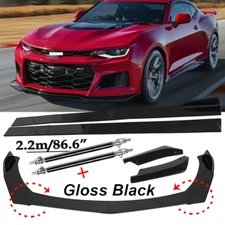 Front Bumper Lip Spoiler Splitter Car Body Rear For Chevrolet Camaro LT SS RS