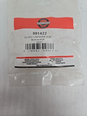 #ad #ad Briggs and Stratton 801422 Carburetor Float OEM New $10.00