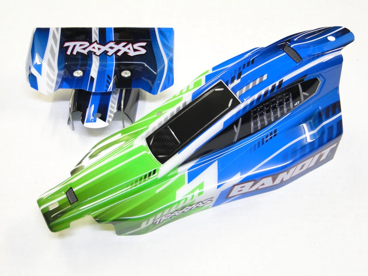 NEW TRAXXAS BANDIT Body Wing Factory Painted GREEN RB5G eBay