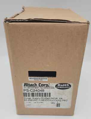 Altech PS-C24048 Power Supply PSC24048 240W 5A 85-264VAC IN 48VDC OUT *NDA SHIP*