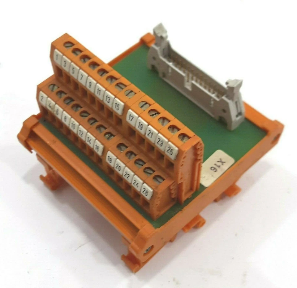 Weidmuller 914894 Terminal Block Interface IDC 26 Position Plug Screw Type 1 A - Image 2 of 4