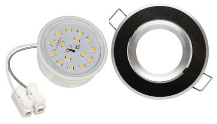 5xFlache Flat Led Alu Einbauspot schwarz geb.+7Watt Led Warmw Einbautiefe 45mm 5xFlache Flat Led Alu Einbauspot schwarz geb.+7Watt Led Warmw Einbautiefe 45mm