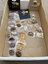 Vintage Harley Davidson Hog Pin Lot Of 31