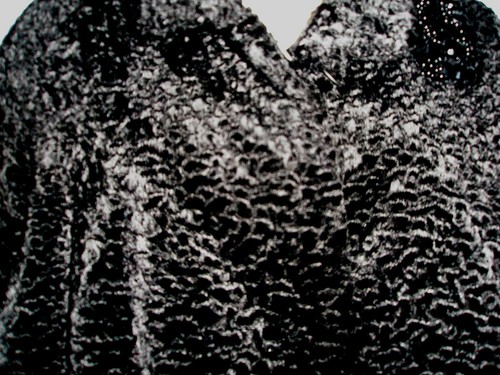 NEW WOMEN CALVIN KLEIN MAN MADE FUR SHRUG SHORT SLEEVE BLACK COLOR SIZE S - Picture 4 of 8